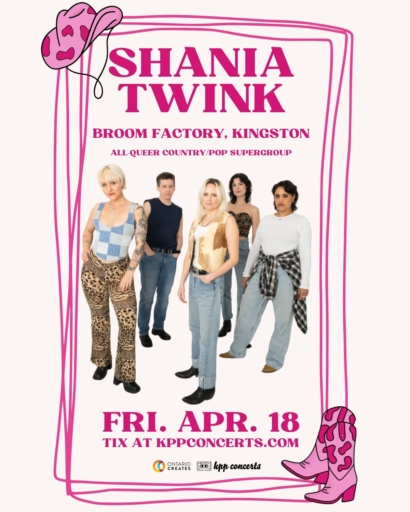 SHANIA TWINK KINGSTON POSTER 4x5